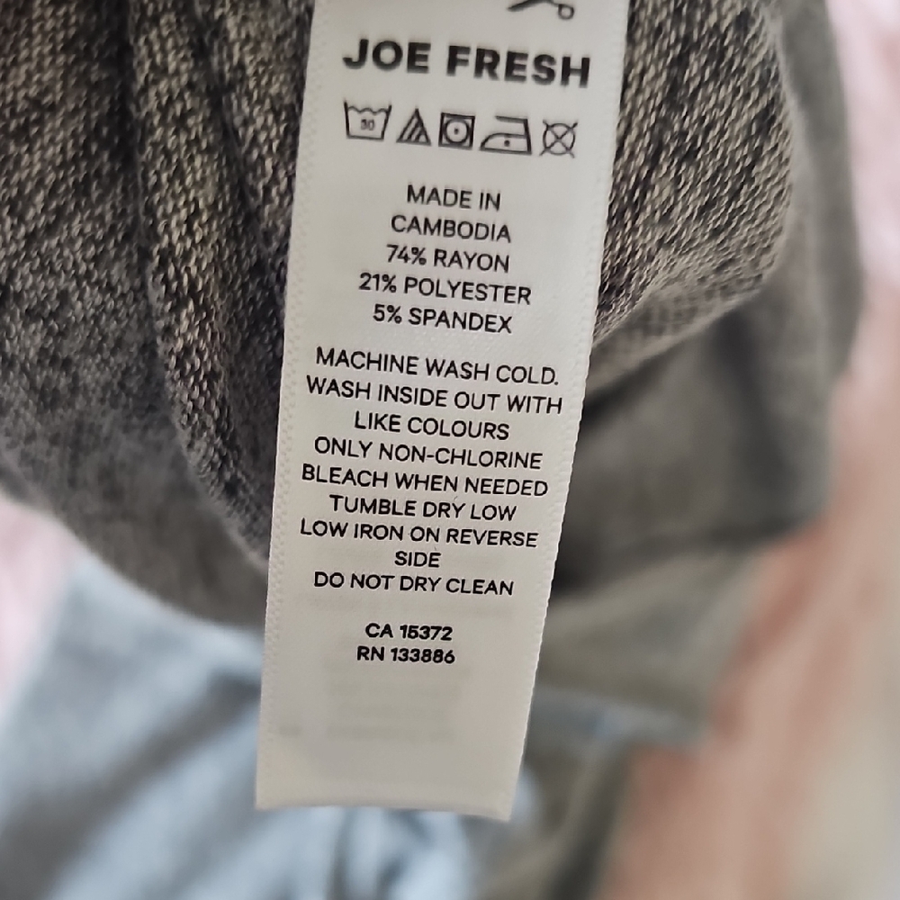 Joe Fresh Gray Sleeveless Knit Tank Top - Picture 6 of 6